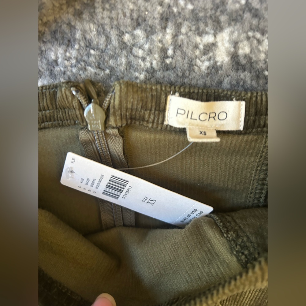 NWT PILCRO by ANTHROPOLOGIE Puff Sleeve Square Neck Corduroy Mini Dress - Picture 7 of 15
